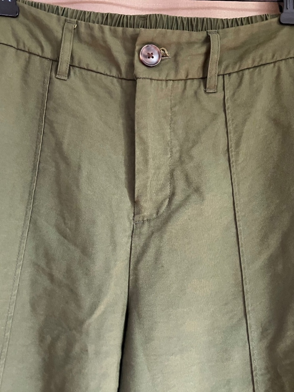 A New Day Forest Green Rolled Cuff Pants – Size 6